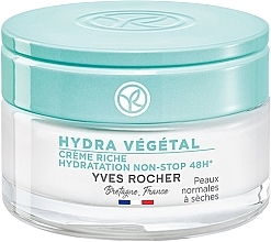 Kup Bogaty krem intensywnie nawilżający - Yves Rocher Hydra Vegetal Hydration Non-Stop 48H