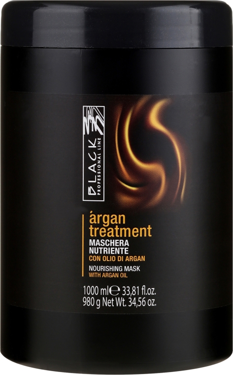 Maska do włosów z olejem arganowym - Black Professional Line Argan Treatment Mask — Zdjęcie N2