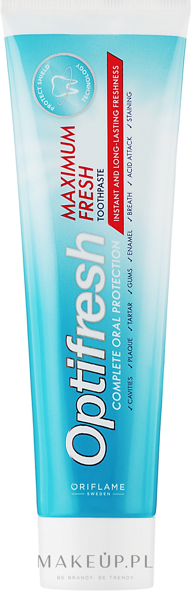 Pasta do zębów Maksymalna świeżość - Oriflame Optifresh Maximum Fresh Toothpaste — Zdjęcie 100 ml