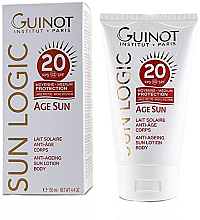 Przeciwstarzeniowy balsam do opalania ciała SPF 20 - Guinot Age Sun Anti-Ageing Sun Lotion Body SPF 20 — Zdjęcie N1