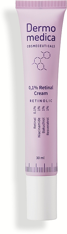 Krem do twarzy z retinalem 0,1% - Dermomedica Retinolic 0.1% Retinal Cream — Zdjęcie N1