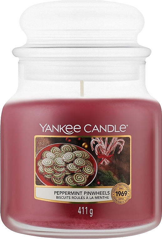 Świeca zapachowa Peppermint twirls - Yankee Candle Peppermint Pinwheels — Zdjęcie N2