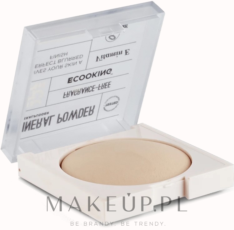 Mineralny puder do twarzy - Ecooking Mineral Powder — Zdjęcie 01