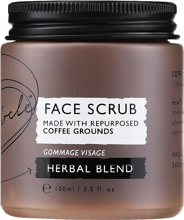 Peeling kawowy do twarzy Herbal - UpCircle Coffee Face Scrub Herbal Blend — Zdjęcie N1