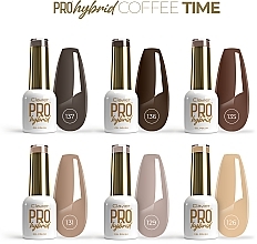 Zestaw 6 lakierów do paznokci w pudełku prezentowym - Clavier ProHybrid Gold Coffee Time (nail polish/6x8ml) — Zdjęcie N2