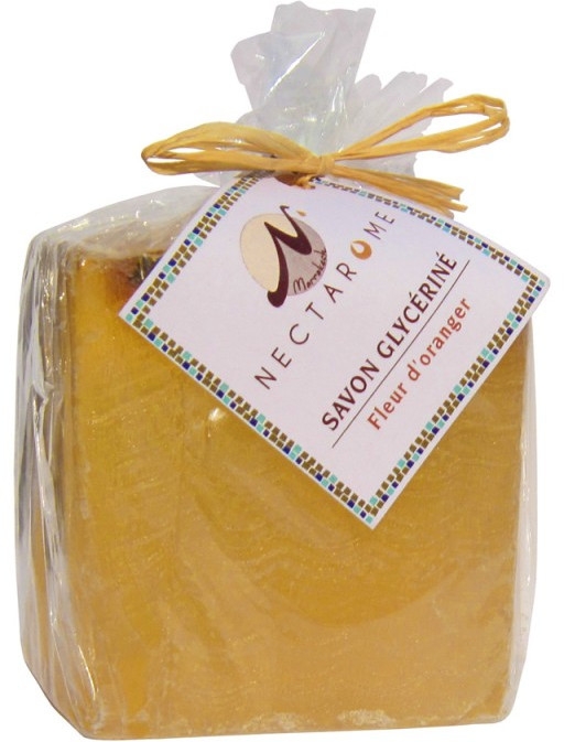 Glicerynowe mydło kosmetyczne Kwiat pomarańczy - Nectarome Soap With Orange Blossom — Zdjęcie N1