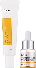 PRZECENA! Zestaw - iUNIK Propolis Vitamin Eye Cream set (eye/cr/30ml + serum/15ml) * — Zdjęcie N2