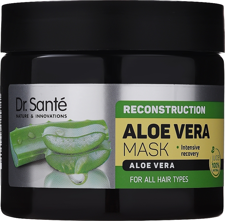 Dr Sante Aloe Vera - Intensywnie regenerująca maska odbudowująca do włosów — Zdjęcie N1