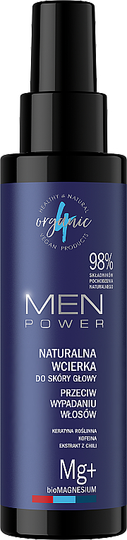 Naturalny balsam wzmacniający skórę głowy i włosy - 4Organic Men Power — Zdjęcie N3