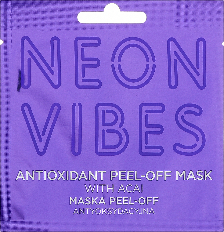 Antyoksydacyjna maska peel-off do twarzy - Marion Neon Vibes  — Zdjęcie N1