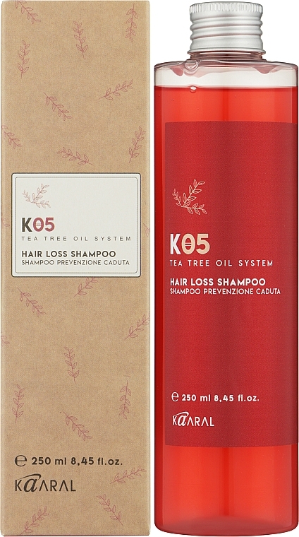 Szampon stymulujący porost włosów - Kaaral K05 Anti Hair Loss Shampoo — Zdjęcie N2