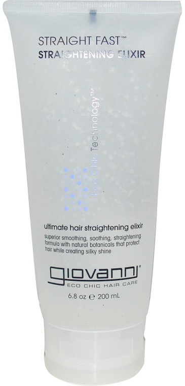 Eliksir prostujący włosy - Giovanni Straight Fast Elixir — Zdjęcie N1
