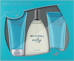 Kup Instituto Espanol Aire De Sevilla Azul Fresh - Zestaw (edt/150ml + sh/gel/150ml + b/cr/150ml)