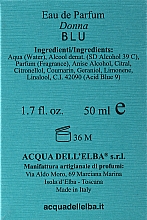 Acqua Dell'Elba Blu Donna - Woda perfumowana — Zdjęcie N5