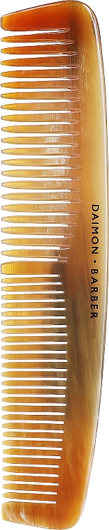 Dwustronny grzebień w pudełku, beżowo-biały - Daimon Barber Comb in Gift Box — Zdjęcie N1