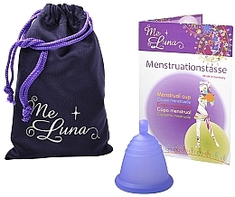 Kup Kubeczek menstruacyjny, rozmiar M, ciemnofioletowy - MeLuna Sport Shorty Menstrual Cup Ball