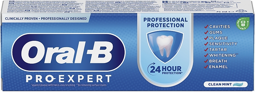 Pasta do zębów Świeża mięta - Oral-B Pro-Expert Professional Protection Toothpaste Fresh Mint — Zdjęcie N9