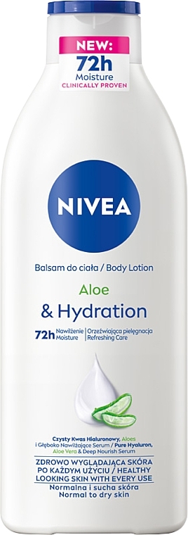 Nawilżający balsam do ciała z aloesem - NIVEA Aloe Hydration Body Lotion — Zdjęcie N1