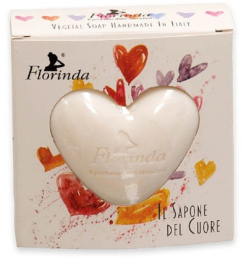 Naturalne mydło w kształcie serca - Florinda Vegetal Soap Handmade In Italy  — Zdjęcie N1