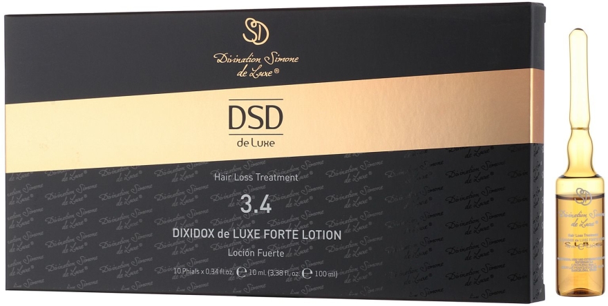 Ampułki przeciw wypadaniu włosów - Simone DSD De Luxe Dixidox DeLuxe Forte Lotion — Zdjęcie N1