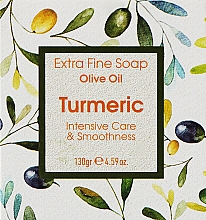 Mydło z kurkumą - Kalliston Turmeric Extra Fine Olive Oil Soap — Zdjęcie N1