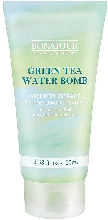 Intensywnie nawilżający krem do twarzy - Bonajour Green Tea Water Bomb Cream