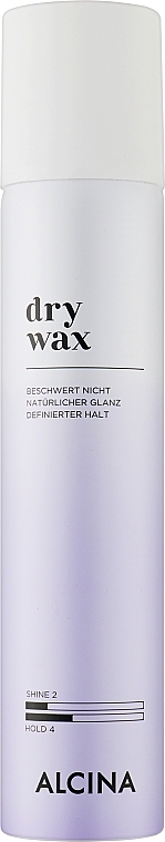 Lakier do włosów z suchym woskiem - Alcina Dry Wax — Zdjęcie N1