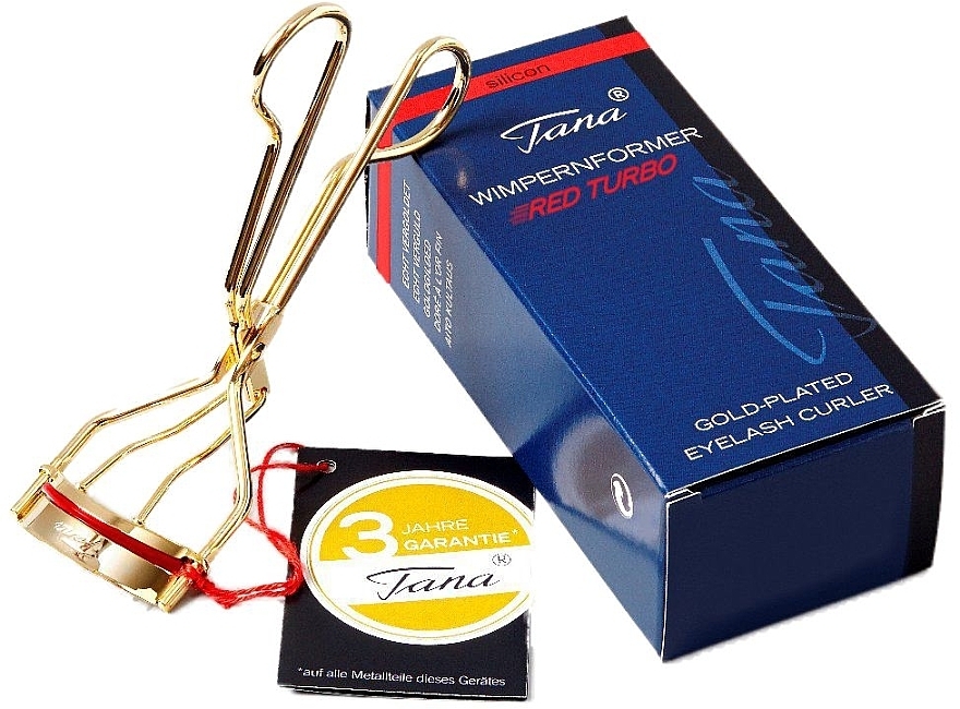 Zalotka do rzęs - Tana Cosmetics Eyelash Curler Red Turbo — Zdjęcie N1