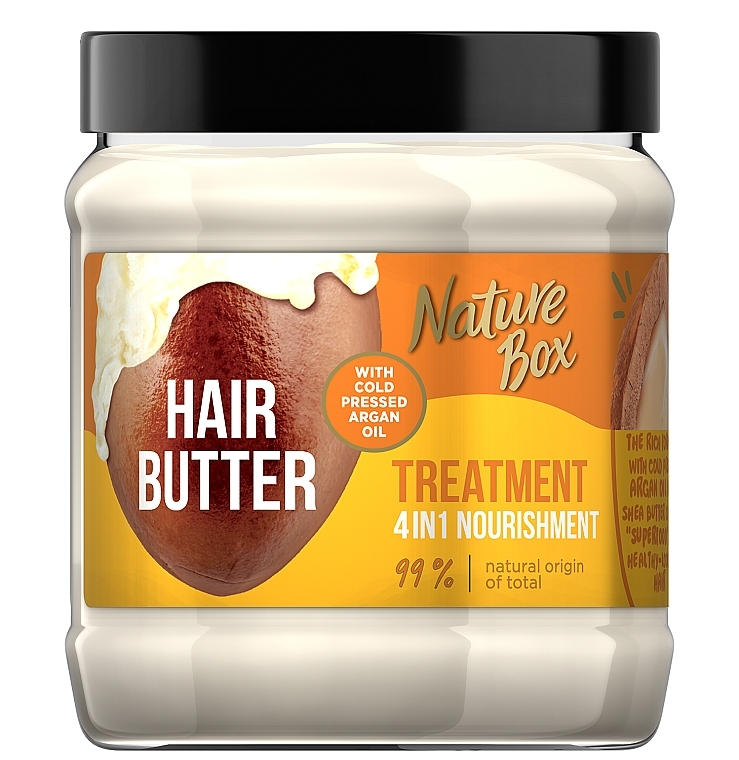 Maska do włosów - Nature Box Hair Butter Treatment 4in1 Nourishment — Zdjęcie N1