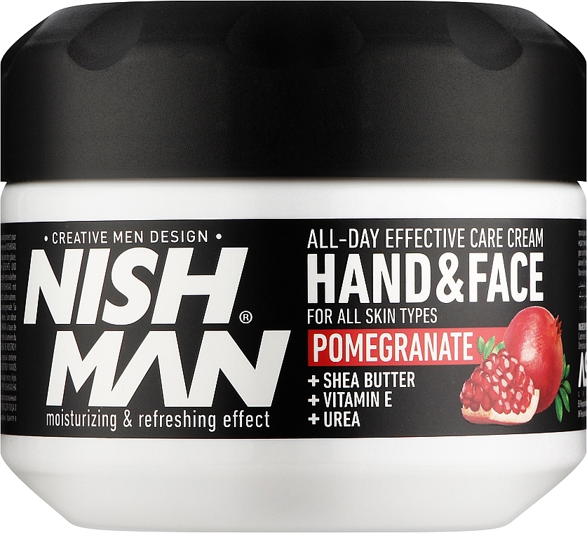 Krem do rąk i twarzy - Nishman Hand & Face Cream Pomegranate — Zdjęcie N1