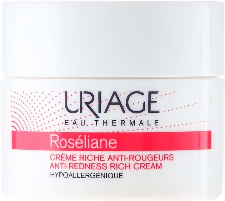 Krem do twarzy do cery naczynkowej - Uriage Roséliane Anti-Redness Rich Cream — Zdjęcie N2