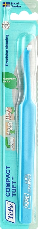 Szczoteczka jednopęczkowa do trudno dostępnych miejsc, niebieska - TePe Tuft Toothbrush