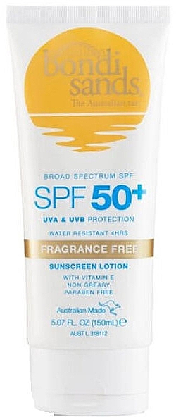 Balsam do ciała z ochroną przeciwsłoneczną - Bondi Sands Body Sunscreen Lotion Fragance Free — Zdjęcie N1