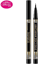Eyeliner w pisaku z pędzelkiem - Eveline Cosmetics Precise Brush Liner Eyeliner  — Zdjęcie N2