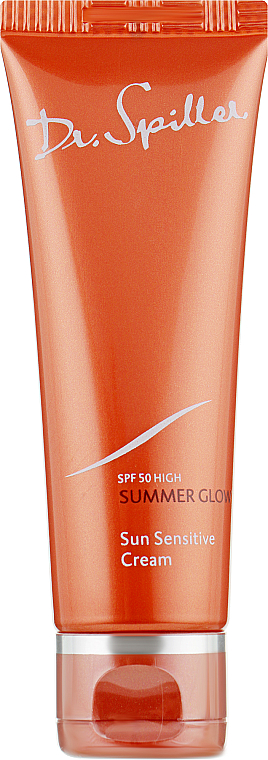 Krem przeciwsłoneczny do twarzy SPF 50 - Dr. Spiller Summer Glow Sun Sensitive Cream SPF50 — Zdjęcie N1