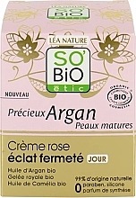 Ujędrniający krem różany na dzień z BIO olejem arganowym - So'Bio Etic Firming Day Cream  — Zdjęcie N1