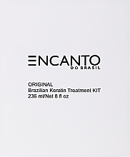 Zestaw - Encanto Brazilian Keratin Treatment Kit (shmp/236ml + treatm/236ml + cond/236ml) — Zdjęcie N2