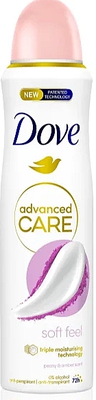 Dezodorant Delikatność - Dove Advanced Care Soft-Feel Deodorant Spray — Zdjęcie N1