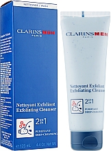 Peeling myjący do twarzy - Clarins Men Exfoliating Cleanser — Zdjęcie N2