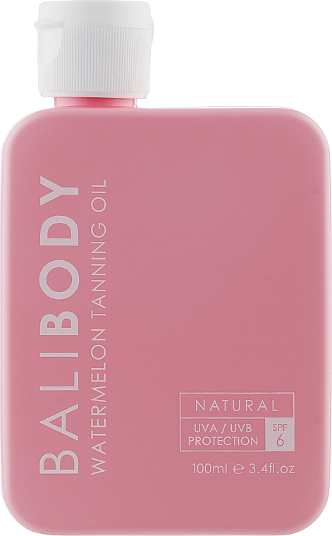 Arbuzowy olejek do opalania - Bali Body Watermelon Tanning Oil SPF6 — Zdjęcie N1