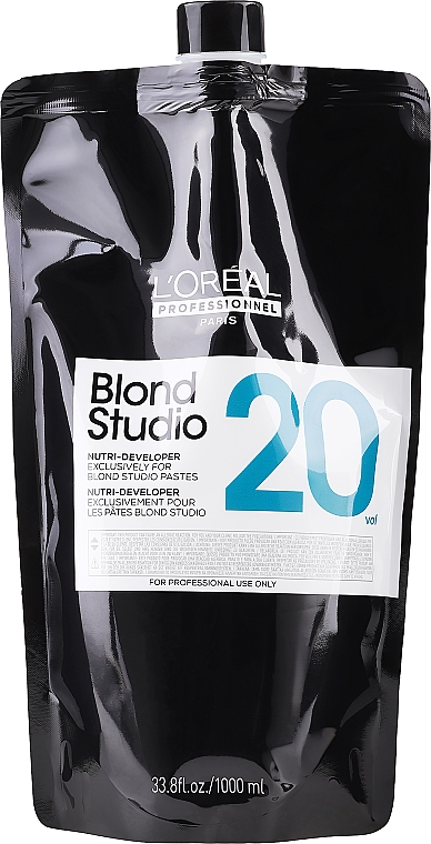 Oksydant w kremie 6% - L'Oreal Professionnel Blond Studio Nutri-Developer Cream Oxidant — Zdjęcie N1