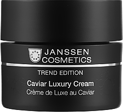 Kup Luksusowy krem ​​z ekstraktem z czarnego kawioru - Janssen Cosmetics Caviar Luxery Cream