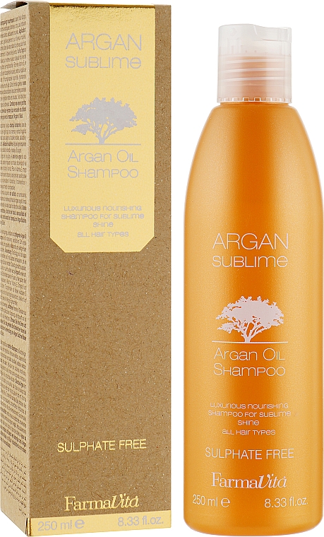 Szampon z olejem arganowym - Farmavita Argan Sublime Shampoo — Zdjęcie N1
