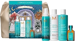 Zestaw do pielęgnacji włosów, 5 produktów - Moroccanoil Holiday Bag Hydration — Zdjęcie N1