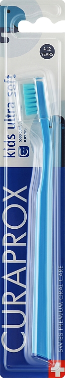 Szczoteczka do zębów dla dzieci, CS Kids Ultra Soft, niebieska - Curaprox  — Zdjęcie N1