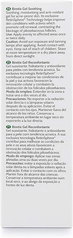 Żel łagodzący do cery trądzikowej - Cantabria Labs Biretix Soothing Gel — Zdjęcie N3