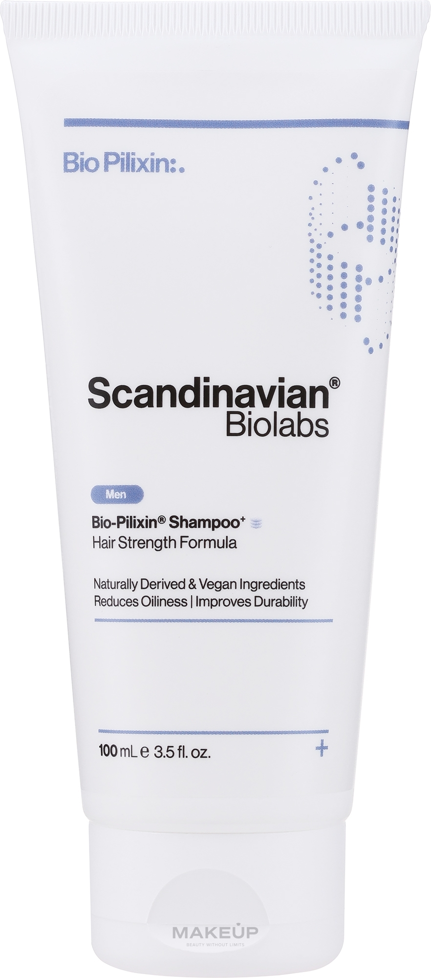 Wzmacniający szampon do włosów dla mężczyzn - Scandinavian Biolabs Hair Strength Shampoo — Zdjęcie 100 ml