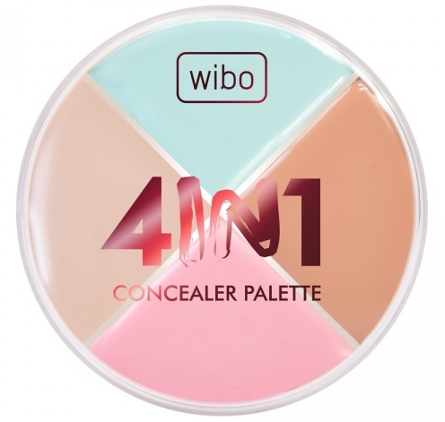 Paletka korektorów do twarzy - Wibo 4in1 Concealer Palette