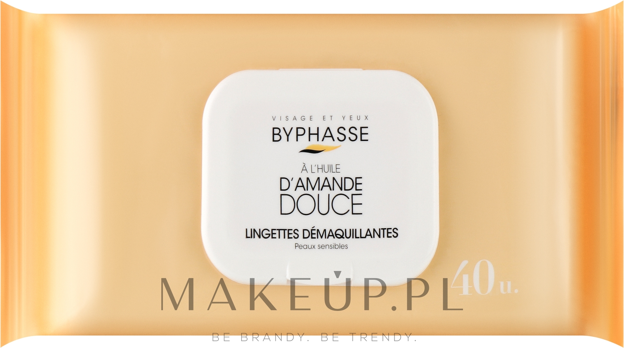 Chusteczki do demakijażu - Byphasse Make-up Remover Sweet Almond Oil Wipes — Zdjęcie 40 szt.