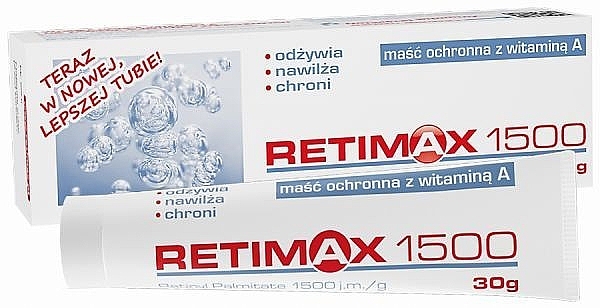 Maść ochronna z witaminą A dla skóry - Farmina Retimax 1500 — Zdjęcie N1